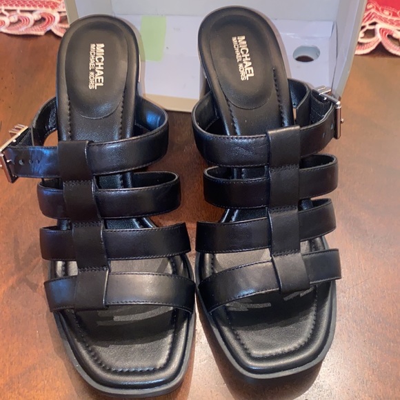 Michael Kors Jagger Slide/Sandal Black Size 10 (no lid on box) - Picture 2 of 7